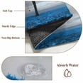 thumbnail image 6 of Rectangle Area Rugs 6 x 9 Ft, Valentine's Day Non-Slip Residential Carpet, Blue Heart Love Trees Romance Spring Indoor Crawling Mats Runner Rugs for Living Room/Dining Room/Bedroom, 6 of 8