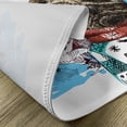 thumbnail image 5 of Ambesonne Pug Place Mats Set of 4, Sketch Style Dog Doodle, Standard Size, Ruby Blue, 5 of 6