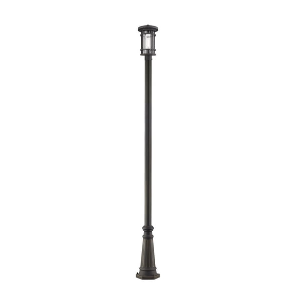 Z-Lite Memphis 1 Light Outdoor Post Mount Light in Oil Rubbed Bronze