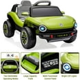 thumbnail image 4 of 12V Licensed Volkswagen Beetle Kids Ride-On Car with Remote Control & LED Lights, 4 of 7