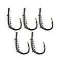 thumbnail image 2 of Fanjie Suitable For Bass Trout And More Carp Fishing Hook Set 25Pcs With Spring Ring, 2 of 9