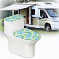 thumbnail image 5 of HELLHERO Easter Toilet Seat Cover Replacement 2 Piece Set Comfortable and Practical Thankful Fall for Bathroom Accessories, Elastic Bottom, 5 of 7
