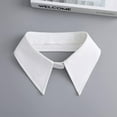 thumbnail image 3 of Zhengup Fake Collar Detachable Dickey Collar Blouse Half Shirts Peter Pan Lapel Shirt Collar Faux False Collar for Women Girls, 3 of 5