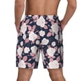 thumbnail image 4 of Fotbe Leaves Flower Men’s Swim Trunks Quick Dry Swim Shorts Board Shorts with Mesh Lining-3X-Large, 4 of 9