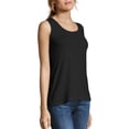 thumbnail image 3 of Camisetas sin mangas Hanes Mini-Acanalado de algodón para mujer, 3 of 3