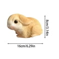 thumbnail image 2 of dajkiuy Bunny Squishies Fidget Toys, Soft Squeeze Toys for Adult Stress Relief, Realistic Soft Rabbit Design, Gift for Relaxation and Fun, 2 of 5