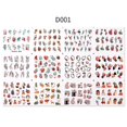 thumbnail image 1 of Nail Art Watermark Sticker Set 12 Sheets, A Set Of Butterfly, Fruit Lace, Colorful Flower Nail Stickers, 1 of 3