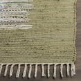 thumbnail image 3 of Safavieh Montauk 6' X 9' Hand Woven Cotton Pile Rug in Ivory and Olive, 3 of 4