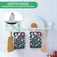 thumbnail image 4 of Yayeee Pot Holders Kitchen Heat Resistant with Pocket 7"x9.8" Cotton Oven Cooking Hot Pads, Bloom Flowers, 4 of 7