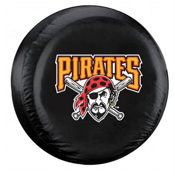 Pittsburgh Pirates Tire Cover Standard Size Black