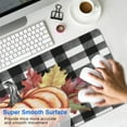 thumbnail image 4 of Thanksgiving Day Large Gaming Mouse Pad Extended Fall Pumpkin Sunflower Desk Mouse Pad with Stitched Edges, Washable, Non-Slip Base Water Resist Keyboard Pad for Gamer, Office & Home, 31.5 X 11.8 in, 4 of 7
