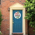 thumbnail image 4 of Christmas Door Sign Lettering Design Three-dimensional  Family Holiday Party Welcome Wreath Pendant for Doorway, 4 of 8