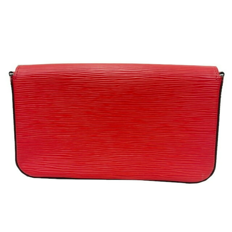 Louis Vuitton Epi Leather Felicie Pochette Chain Clutch Bag and