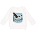 thumbnail image 2 of Inktastic Juneau Alaska Bald Eagle Mountain Landscape Toddler Sweatshirt, 2 of 4