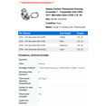 thumbnail image 2 of Engine Coolant Thermostat Housing Assembly 1 - Compatible with 2006 - 2011 Mercedes-Benz E350 3.5L V6 2007 2008 2009 2010, 2 of 2