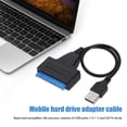 thumbnail image 4 of Cable adaptador de disco duro Cable convertidor USB 2.0 a SATA compatible con UASP de 22 pines para HDD SSD de 2,5 pulgadas JShteea Nuevo, 4 of 9