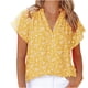 thumbnail image 1 of Tops Para Mujer Blusa Casual Elegante Camiseta de Manga Corta Con Botones de Impresión Causal de Moda Odeerbi ODB161088, 1 of 6