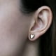 thumbnail image 4 of Aretes Corazón Para Dama Oro Sólido 10k amarillo 00, 4 of 5