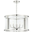 thumbnail image 5 of Crystorama Libby Langdon for  Devon 6 Light Polished Nickel Lantern - 24'' W x 15.12'' H, 5 of 8