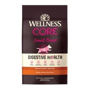 Wellness CORE Digestive Health Dry Dog Food, Small Breed Chicken & Brown Rice Dry Dog Food, 12 Pound Bag