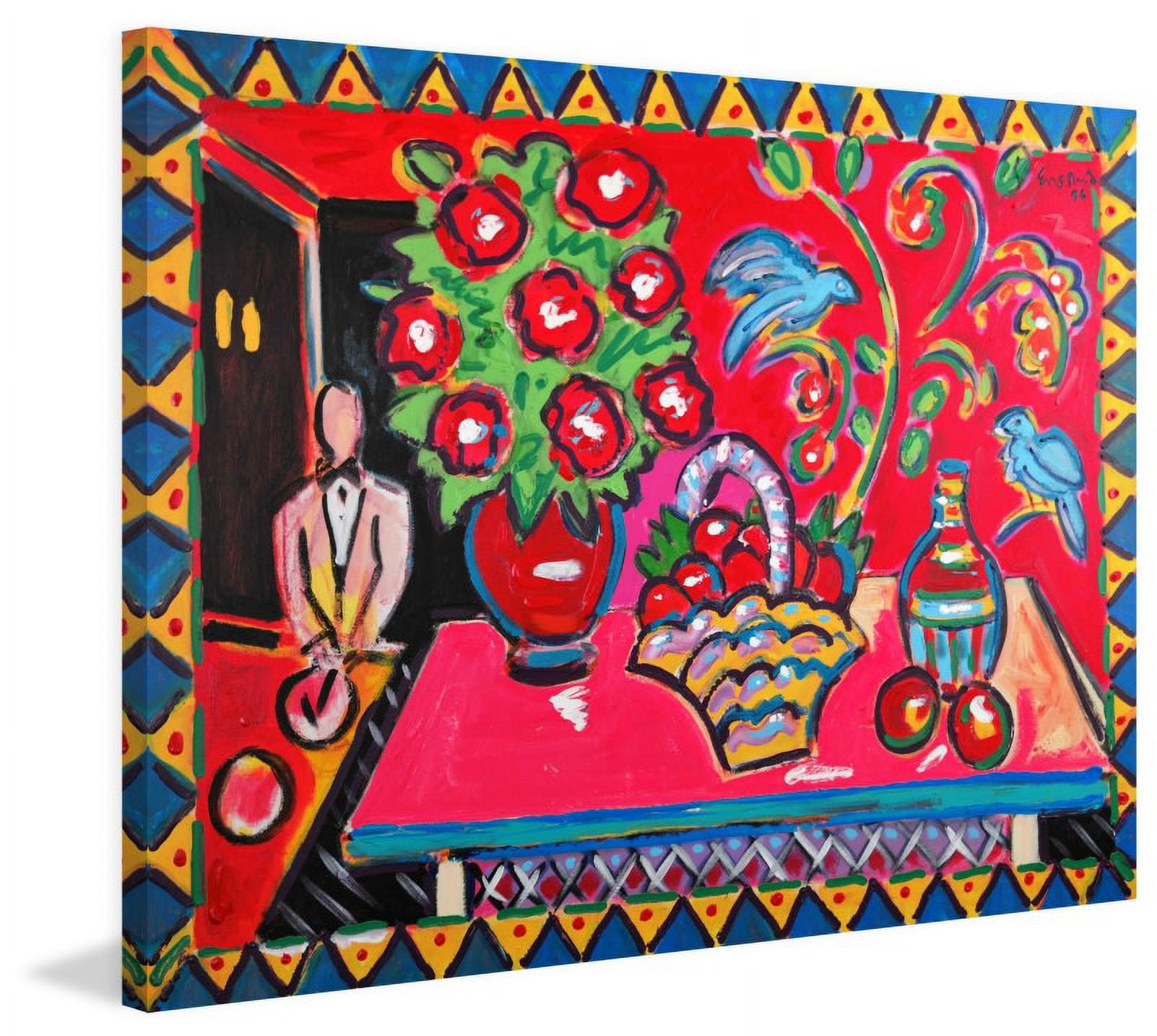 Marmont Hill "Felidia" by Wayne Ensrud Painting Print on Canvas