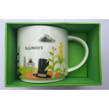Illinois You Are Here Collection Mug, New in box from the you are here series. Just released ! By Starbucks Ship from (Best Food From Starbucks)