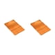 thumbnail image 3 of Alfombrilla de baño Toystoory de chenilla de poliéster Naranja 40 cm * 60 cm 2Conjunto, 3 of 6
