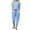 Blue, variant on Vacation Outfits for Women 2 Piece Sets Summer Round Long Sleeve T-Shirts Elastic Waist Long Pants Sets Casual Solid Color Two Piece Outfits，Ot-5，Beige，XL
