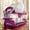 Purple Punch, variant on 2-Tier Dish Rack, Space-Saving Design, Durable Plastic and Chrome-Plated Wire, Easy Assembly (Delicious Red)
