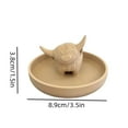 thumbnail image 4 of Jewelry Organizer Under 5 ! Yannianjz Cow Ring Holder Display for Rings Bracelets Necklaces Bohemian Home Desk Decor Cute Jewelry Stand for Gift Presentation, 4 of 8