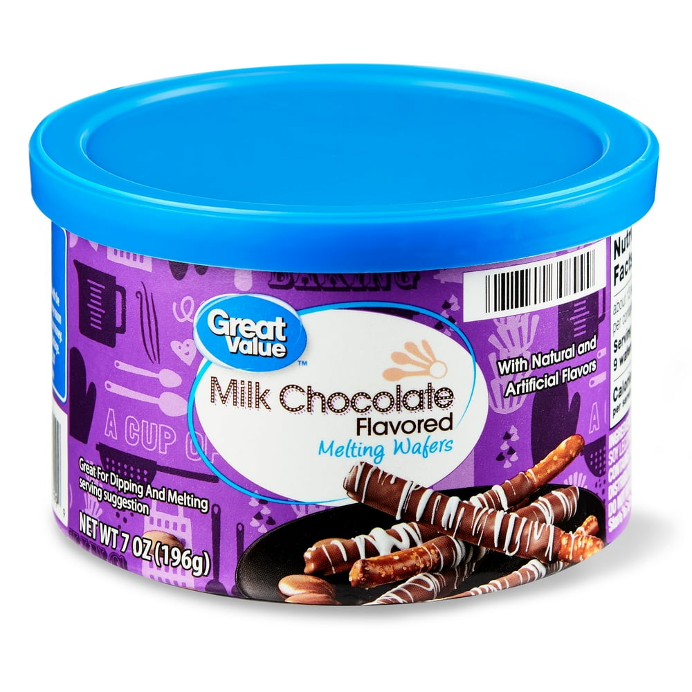Great Value Milk Chocolate Flavored Melting Wafer, 7 oz