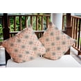 thumbnail image 5 of 16"x16" Simply Daisy Sun Tile Poly Indoor/Outdoor Pillow, Orange Qty 1, 5 of 5