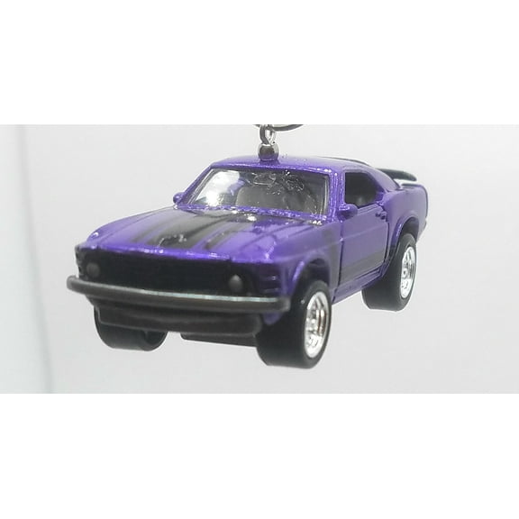 Christmas Ornament for 1970 Boss 302 Purple/Black Stripe