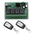thumbnail image 2 of Télécommande 12V 4 Clés Porte de Garage Fenêtre Rideau Porte Roll-up Contrôleur Sans Fil Émetteur Récepteur Workhe, 2 of 9