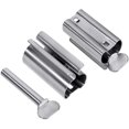 thumbnail image 3 of Toothpaste Squeezer, 3 Pieces Tube Squeezer Squeezer Stainless Steel Toothpaste Seat Holder Stand Rotating Toothpaste Dispenser for Bathroom, 3 of 8