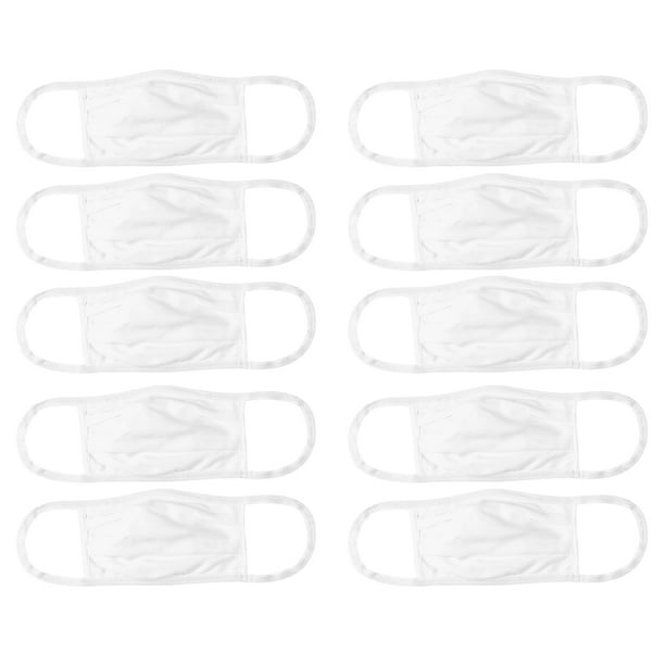 Hanes Hanes Wicking Cotton Masks, 10 Pack