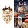 thumbnail image 2 of TIELUTT Thanksgiving Dog Bandana Fall Pet Scarf Adjustable Pumpkin Turkey Maple Leaf Triangle Bib Thanksgiving Clothing Clothing Dog Chain with Name Dog Custom Reflective Dog Color for Dogs Boy Dog L, 2 of 8
