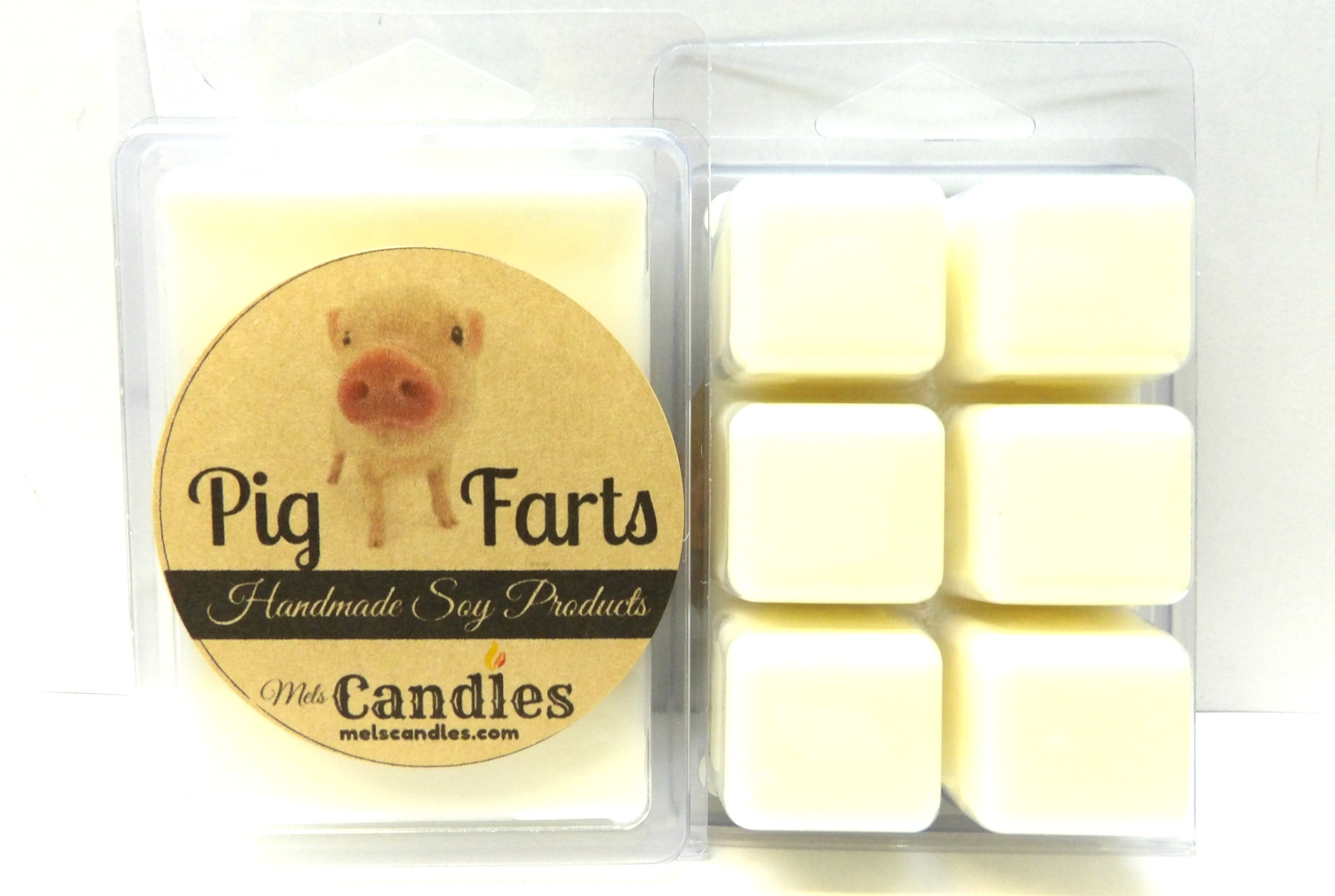 Santa Farts 3.2 Ounce Pack of Soy Wax Tarts 6 Cubes Per Pack - Scent Brick Wic 