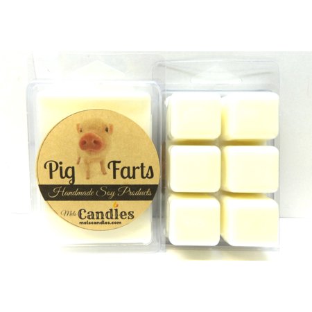 Mels Candles Pig Farts (Smells Like Bacon Bits)- 3.2 Ounce Pack of SOY Wax Tarts - Scent (Best Smelling Soy Candles)