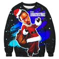 thumbnail image 3 of Divertidas sudaderas con capucha navideñas Harajuku para hombre, sudaderas de estilo Hip Hop a la moda para parejas, camisetas informales de otoño con cuello redondo, camisetas de gran tamaño para muj, 3 of 3