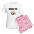 thumbnail image 6 of CafePress - That's How I Roll (Cinnamon) Women's Light Pajamas - Women's Short Sleeve Print T-Shirt and Pants Light Cotton Pajama Set, 6 of 7