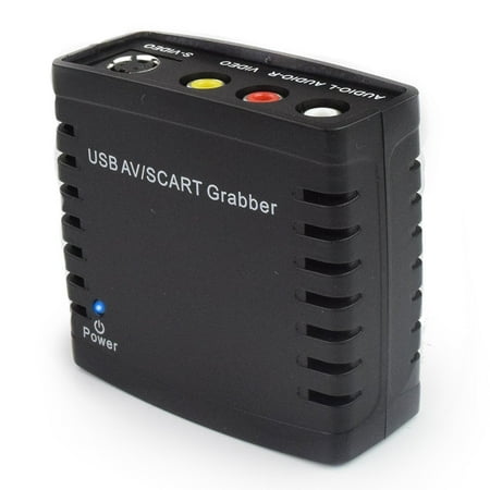 S-video Audio - USB Video Grabber Adapter - RCA Video and S-Video with Audio Scart Support Video Capture Box