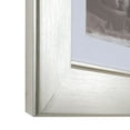 thumbnail image 3 of 4" Polystyrene Futuristic Modern Picture Frame by WholesaleArtsFrames-com 20x28, 1262WK Series Metallic Silver - Made in USA, 3 of 5