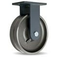 thumbnail image 5 of Hamilton 4000 lbs Load Capacity Rigid Caster - 10" x 3" Forged Steel V-Grooved Wheel - 3/4" Precision Tapered Roller Bearings - R-CH-13FVT - Champion Series, 5 of 6