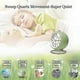 thumbnail image 4 of Silent Analog Alarm Clock, Classic Small Non-ticking Tabletop Kids Glass For Bedroom Living Room Kitchen Indoor Decor (green), 4 of 5