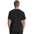 thumbnail image 3 of Dickies EDS Essentials Scrubs Top for Men V-Neck Plus Size DK645, 2XL, Black, 3 of 7
