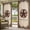 brown, variant on Outdoor Curtains for Patio Waterproof, Western Star Vintage Outdoor Privacy Panels Grommet, Country Texas Stars Buffalo Plaid Brown Blackout Outside Curtains for Porch/Cabana 54"x108", 1 Panel