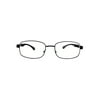 Optitek Blue Light Protection Reading Glasses for Computer - Black with Metal Rims