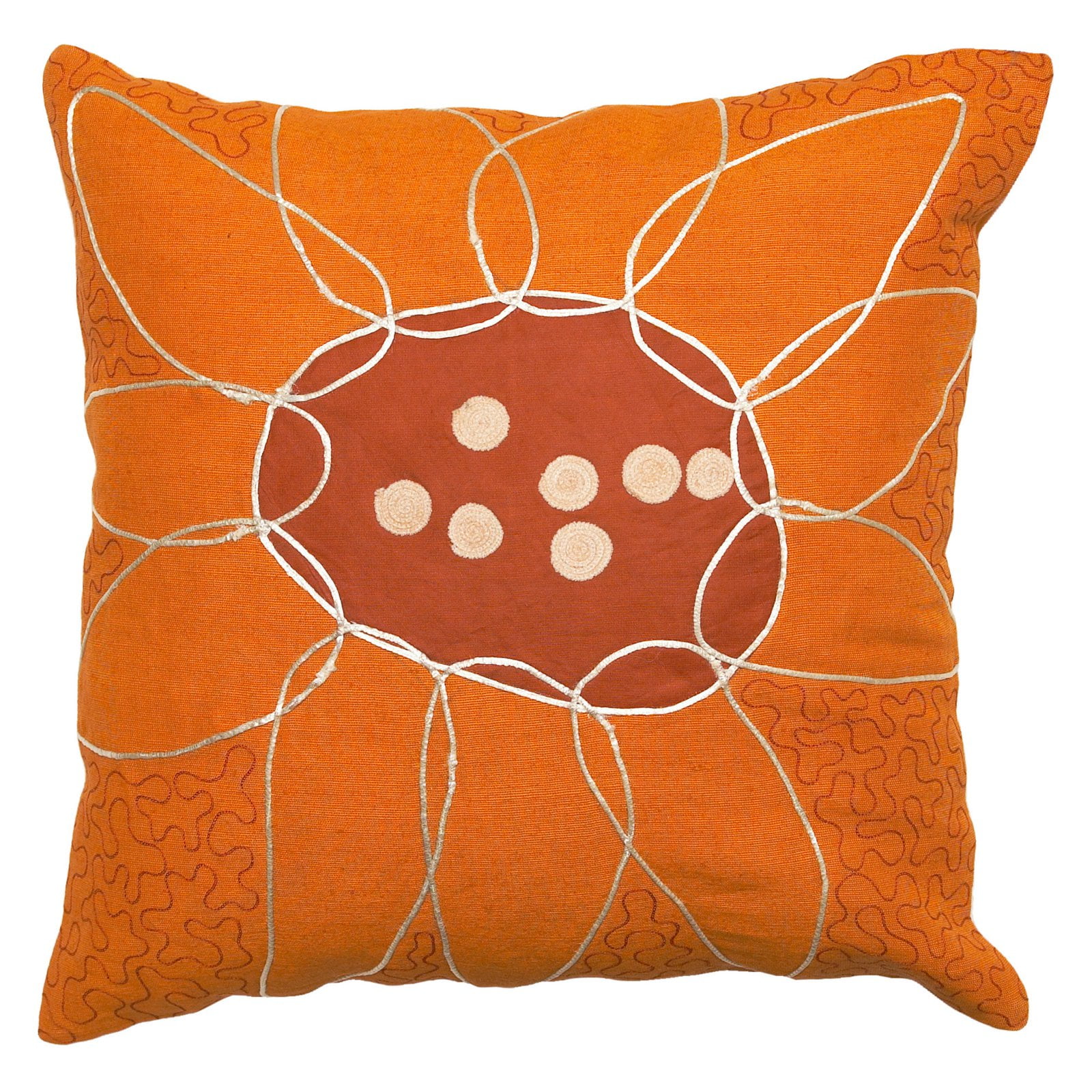 Surya Sunny Sunflower Decorative Throw Pillow
