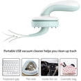 thumbnail image 4 of Mini Vacuum Cleaner, Portable Desktop Handheld Vacuum Cleaner USB Cordless Rechargeable Car Vacuum Cleaning for Office/Car/Home, 4 of 7